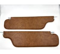 Set parasole marrone sella TAN per 66-70 GM B-Body 2dr Hardtop Sunvisor Impala