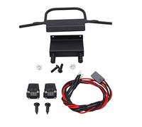 Set paraurti anteriore in alluminio RC con supporto di montaggio e faro a LED per auto RC MN86 G500 1/12 (Mi scusi)