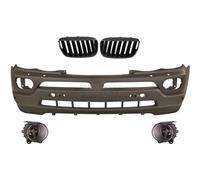 Set Paraurti Anteriore + Nebbia BMW X5 E53 Anno 03-07 Per PDC SRA Solo 3.0/4.4