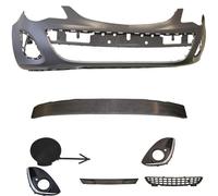 Set Paraurti Anteriore Primer per Opel Corsa D Anno Fab. 11-14+ Supporto+