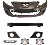Set Paraurti Anteriore+Supporto+Accessori + di Nebbia per Peugeot 207 Anno Fab.