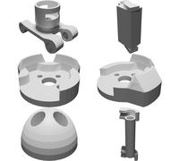 Set Paraurti TPU per Telaio Drone AcroBrat - Supporti Slitte Buzzer Antenna