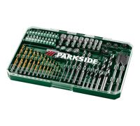 Set PARKSIDE 64 pezzi punte per trapano HSS legno metallo muratura bit accessori