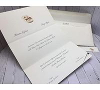 Set partecipazioni Nozze Personalizzate inviti Matrimonio BUONANNO cod. S029 (30)