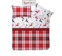 Set Parure Copripiumino Happidea Matrimoniale Deer