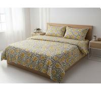 Set Parure Copripiumino Microfibra Matrimoniale Chiusura con 6 Bottoni 250x200CM