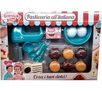 Set Pasticcere Giocattolo Pasticceria con Dolci Biscotti Utensili Sbattitore