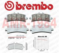 SET PASTICCHE BREMBO ANTERIORE HONDA CBR 1000 RR MV AUGUSTA F3 675 800 07BB37SR