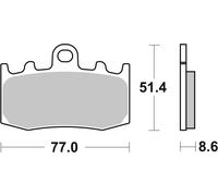 SET PASTIGLIE CARBON CERAMIC 07BB2607 | BREMBO
