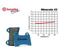 PASTIGLIE FRENO SINTERIZZATE SCOOTER KYMCO 400 XCITING 2012 2020 BREMBO 07100XS