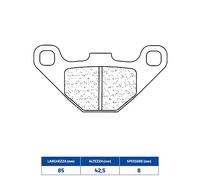 Kawasaki Pastiglie freno posteriori Cross Enduro 2306X59 LEM C1 R1 X1 50 1999