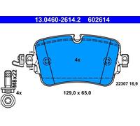 Set pastiglie freno, freno a disco ATE 13.0460-2614.2