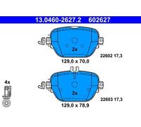 Set pastiglie freno, freno a disco ATE 13.0460-2627.2 (1 set-1 pezzo)