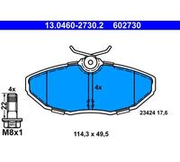 Set pastiglie freno, freno a disco ATE 13.0460-2730.2 (1 set-1 pezzo)