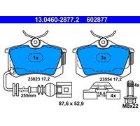 Set pastiglie freno, freno a disco ATE 13.0460-2877.2 (1set-1pcs)