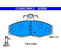 Set pastiglie freno, freno a disco ATE 13.0460-2964.2 (1 set-1 pezzo)