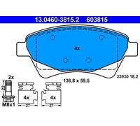 Set pastiglie freno, freno a disco ATE 13.0460-3815.2 (1set-1pcs)