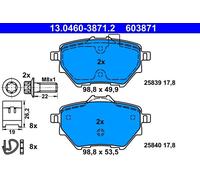 Set pastiglie freno, freno a disco ATE 13.0460-3871.2 (1 set-1 pezzo)