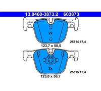 Set pastiglie freno, freno a disco ATE 13.0460-3873.2 per 3 (F30, F80) 3 2011-