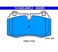 Set pastiglie freno, freno a disco ATE 13.0460-4965.2 (1 set-1 pezzo)