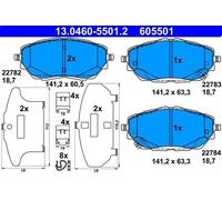 Set pastiglie freno, freno a disco ATE 13.0460-5501.2 per C-HR (_X1_) 2 2016-