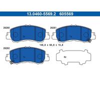 Set pastiglie freno, freno a disco ATE 13.0460-5569.2 ECLIPSE CROSS 2 2018-