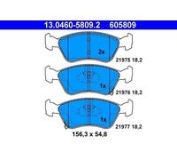 Set pastiglie freno, freno a disco ATE 13.0460-5809.2