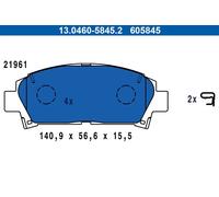 Set pastiglie freno, freno a disco ATE 13.0460-5845.2 (1 set-1 pezzo)
