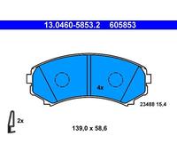 Set pastiglie freno, freno a disco ATE 13.0460-5853.2 (1 set-1 pezzo)