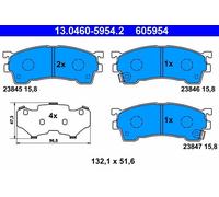 Set pastiglie freno, freno a disco ATE 13.0460-5954.2 (1 set-1 pezzo)