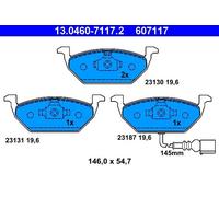 Set pastiglie freno, freno a disco ATE 13.0460-7117.2
