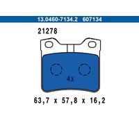 Set pastiglie freno, freno a disco ATE 13.0460-7134.2 (1set-1pcs)