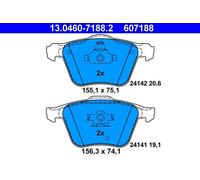 Set pastiglie freno, freno a disco ATE 13.0460-7188.2 (1 set-1 pezzo)