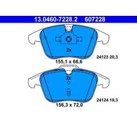 Set pastiglie freno, freno a disco ATE 13.0460-7228.2