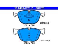 Set pastiglie freno, freno a disco ATE 13.0460-7231.2