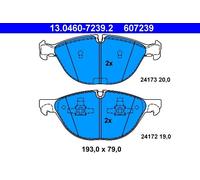 Set pastiglie freno, freno a disco ATE 13.0460-7239.2 (1set-1pcs)