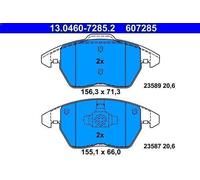 Set pastiglie freno, freno a disco ATE 13.0460-7285.2 A1 (8X1, 8XK) 1 2015-2018