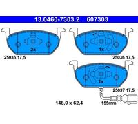 Set pastiglie freno, freno a disco ATE 13.0460-7303.2