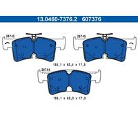 Set pastiglie freno, freno a disco ATE 13.0460-7376.2 MULTIVAN T7 1.5 2021-2024