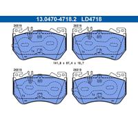 Set pastiglie freno, freno a disco ATE 13.0470-4718.2 CLE (C236) 2 2023-