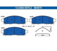 Set pastiglie freno, freno a disco ATE per L200 / TRITON (KA_T, KB_T) 2.5 2005-