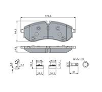 Set pastiglie freno, freno a disco BOSCH 0 986 460 115