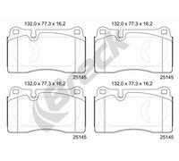 Set pastiglie freno, freno a disco BRECK 25145 00 551 00 LEON (5F1) 2 2013-202