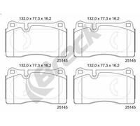 Set pastiglie freno, freno a disco BRECK 25145 00 551 00 per LEON (5F1) 2 2013-
