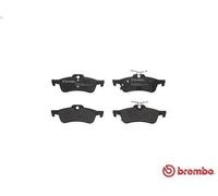 Set pastiglie freno, freno a disco BREMBO P 28 070 per CIVIC IX (FK) 2 2015-2016