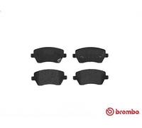 Set pastiglie freno, freno a disco BREMBO P 56 086 per NOTE (E12) 1.2 2012-2016