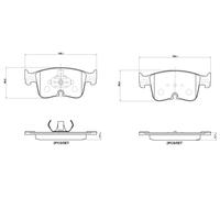 Set pastiglie freno, freno a disco BREMBO P 85 199 GOLF VIII (CD1, DA1) 2 2021-