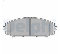 Set di pastiglie freno DELPHI LP1305, anteriore