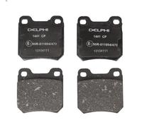 Set pastiglie freno, freno a disco DELPHI LP1441 per SAAB 900 II 2 1994-1998