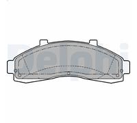 Set pastiglie freno, freno a disco DELPHI LP1625 per FORD F-250 7.3 1991-1996